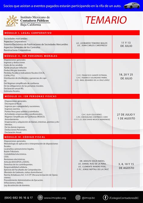 Diplomado Fiscal M Dulo X Colegio De Contadores De Baja California