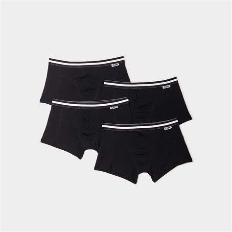 Lot Boxers Dim Ecodim Noir Homme La Halle