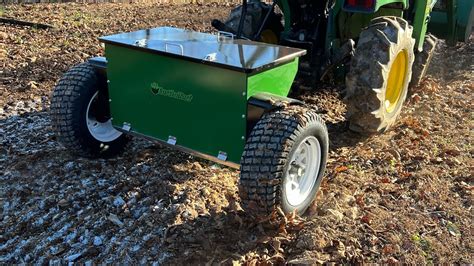 Food Plot Drop Spreader By Earth Turf Products Youtube