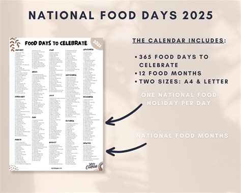 Printable National Days Calendar Social Media Holidays Calendar