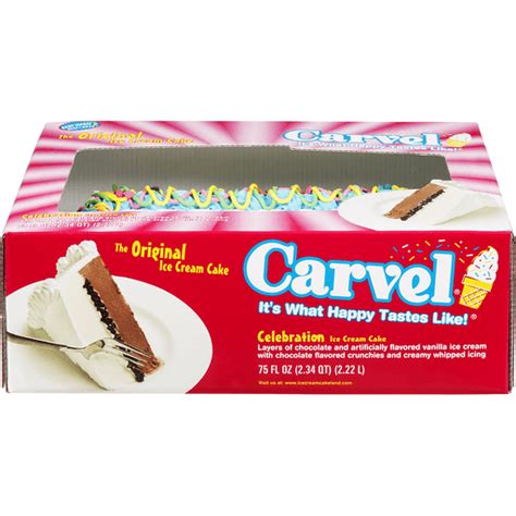 Carvel The Original Ice Cream Cake 75 Fl Oz Box Ice Cream Cakes