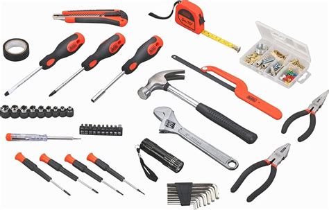 Black Decker Pieces Hand Tool Kit In Kitbox For Home Diy