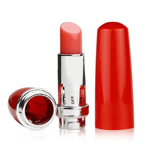 Hidden Vibrator Sex Toys For Woman Lipstick Finger Vibrator Colour Sex Toy Pictures Red Lipstick