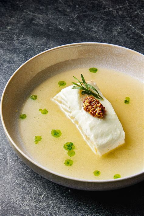 Halibut à la Nage with Parsnips and Tarragon Recipe