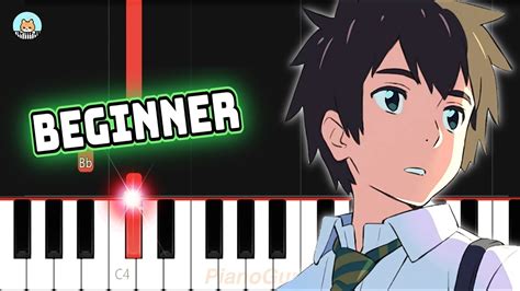 Kimi No Na Wa Ed Nandemonaiya Beginner Piano Tutorial Sheet