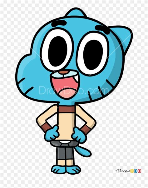 How To Draw Gumball Watterson Gumball Png Lego Gumball - Logan Grove ...