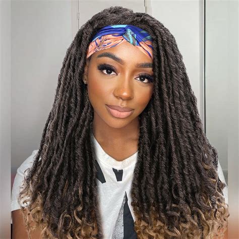 Lady Hanne Headband Dreadlock Wigs For Black Women Braided Twist