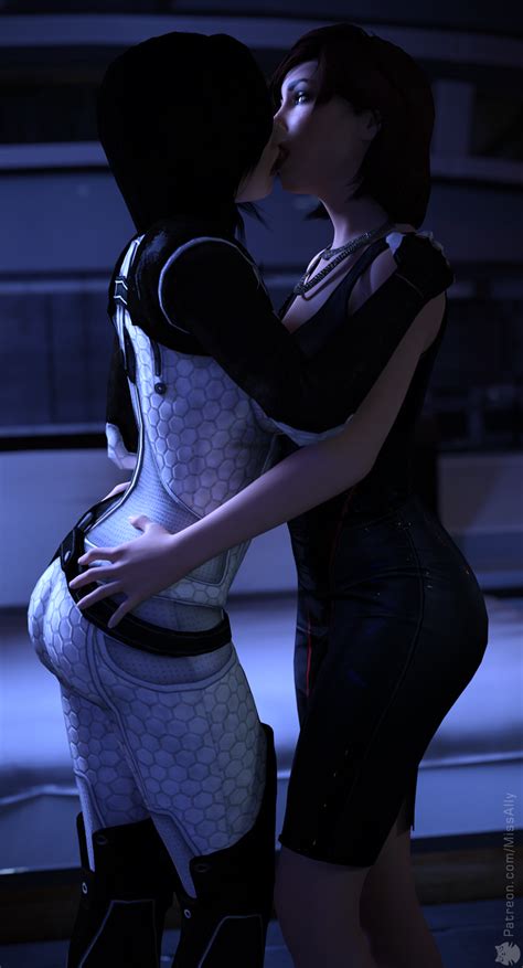 Shepard And Miranda Lawson By MissAlly Hentai Foundry