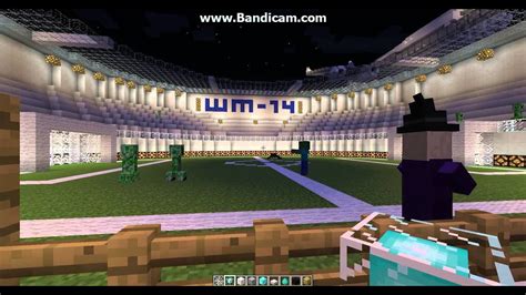 Minecraft Fu Ballstadion Youtube