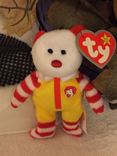 Ty Beanie Babies Ronald Mcdonald Bear By Vintagebeanietoys