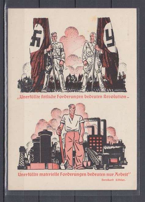 WWII Third Reich Propaganda Postcard Europe Germany Colonies