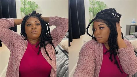 How To Make A Butterfly Distressed Locs 🦋 With A Use Wig Hair Ft