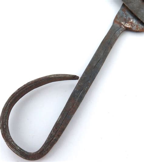 Georgian / Early Victorian Era Largish Hand Forged Metals Scissors