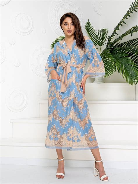 Халат парео з мереживом LINGERIE придбати в Києві Одесі в інтернет магазині Lingerie ua