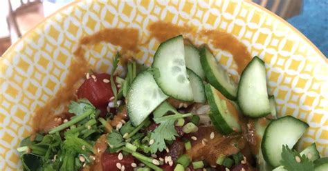 🍉 Watermelon Poke Bowl Vegan And Refreshing Recipe Samsung Food