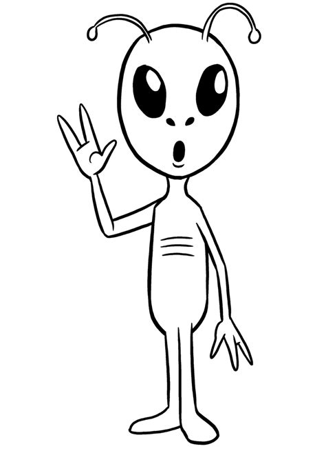 How To Draw An Alien For Kids