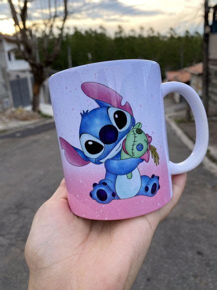 Canecas Personalizadas Stitch Alfabeto Elo7 Produtos Especiais In