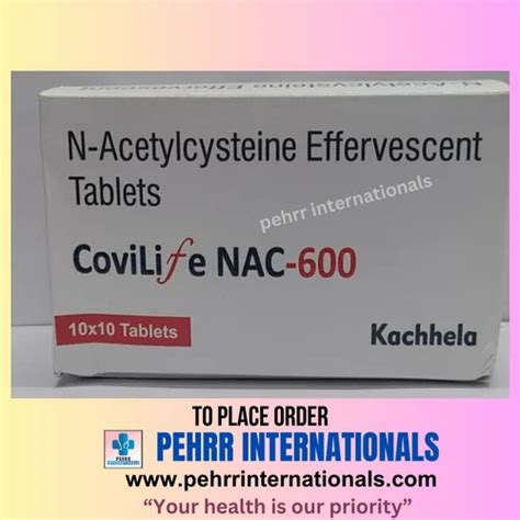 N Acetylcysteine 600 Mg Tablets At Best Price In Nagpur By Pehrr Internationals Id 2852533093412