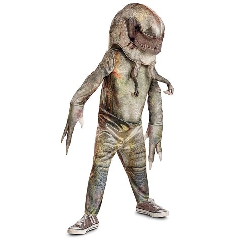 Kids Classic Jurassic World Rebirth Distortus Rex Hooded Jumpsuit