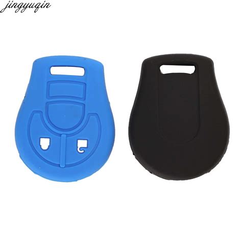 Jingyuqin 2 3 4b Remote Silicone Key Case Cover For Nissan March Tiida