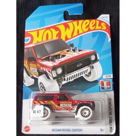 Hot Wheels Nissan Patrol Custom HW First Response Mountain Rescue Red Shopee Malaysia