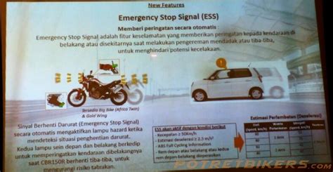 Cara Kerja Emergency Stop Signal Ess Di New Cbr R