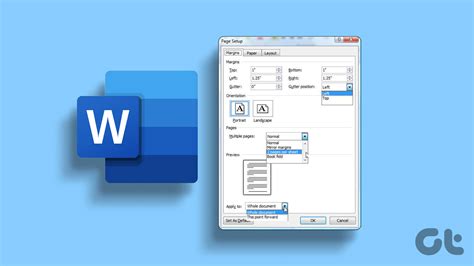 2 Ways to Access the Page Setup Dialog Box in Microsoft Word - Guiding Tech