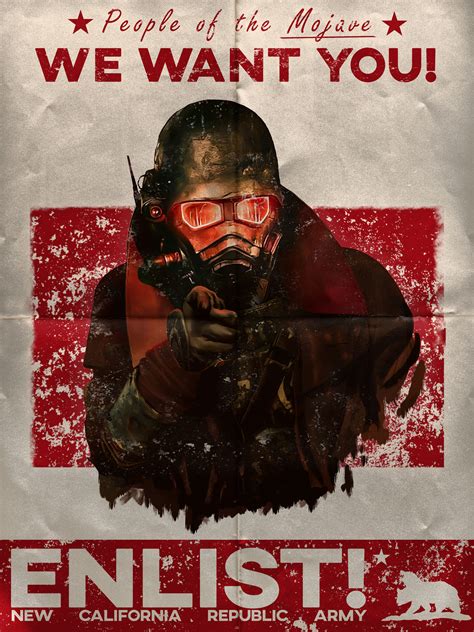 Buy Fallout Poster Join The NCR Fallout New Vegas Inspired, 46% OFF