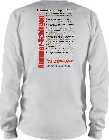 Long Sleeve Shirt (Rules) – Hammer-Schlagen®