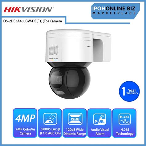 HIKVISION DS 2DE3A400BW DE F1 T5 3 4MP ColorVu Wi Fi Mini PT Dome