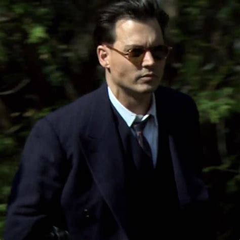 Johnny Depp As John Dillinger On The Set Of Public Enemies In 2022