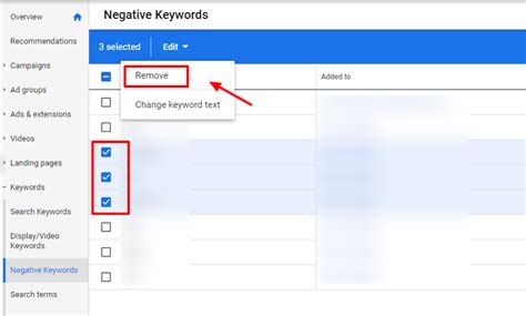 how to remove keywords from google search