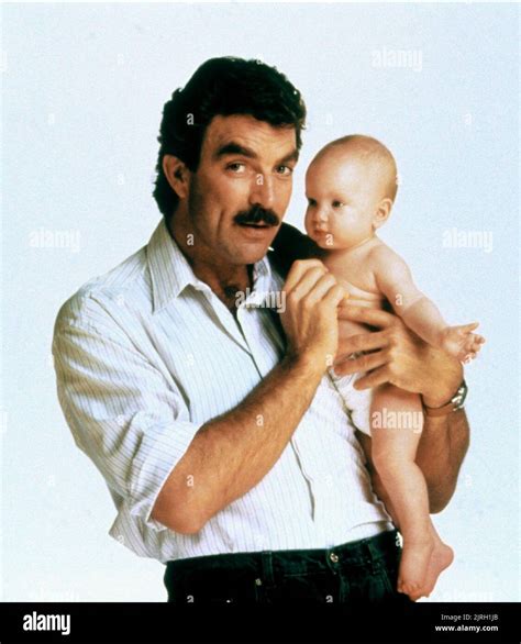 TOM SELLECK, BABY, THREE MEN AND A BABY, 1987 Stock Photo - Alamy