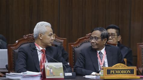 Ganjar Pranowo Mahfud MD Di Sidang Perselisihan Pilpres 2024 Vlix Id