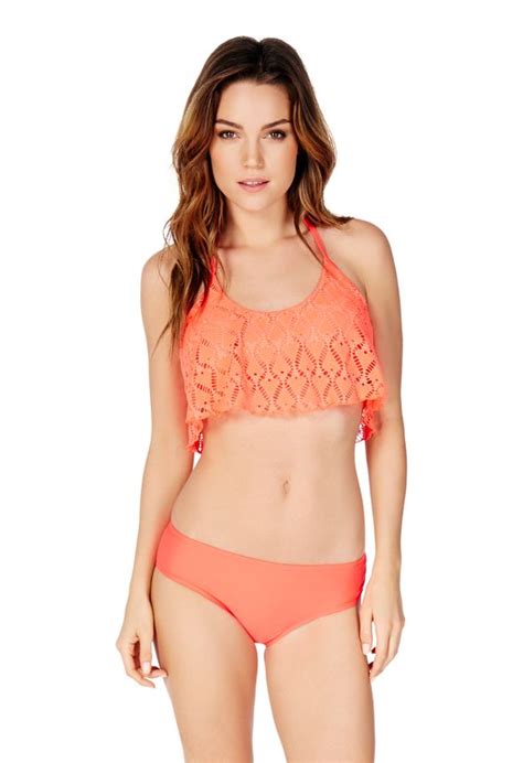 Crochet Flounce Bikini In Crochet Flounce Bikini Get Great Deals At