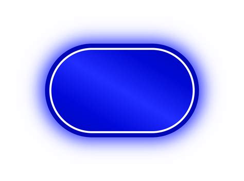 Banner De Retângulo Arredondado Neon Azul Retângulo Arredondado Neon