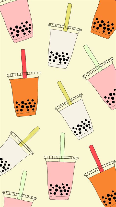 Boba Drinks Wallpapers Wallpaper Cave