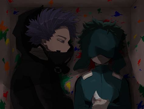 Shinsou Hitoshi And Midoriya Izuku Hero Academia Characters My Hero