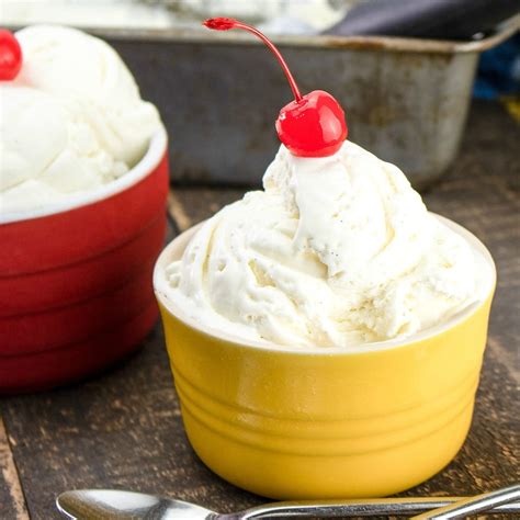 Easy 3 Ingredient No Churn Vanilla Ice Cream Mama Likes To Cook