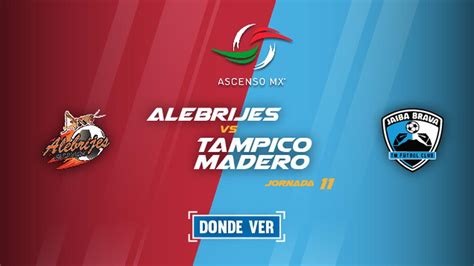 A Qu Hora Y D Nde Ver Alebrijes Vs Tampico Madero Jornada Ascenso