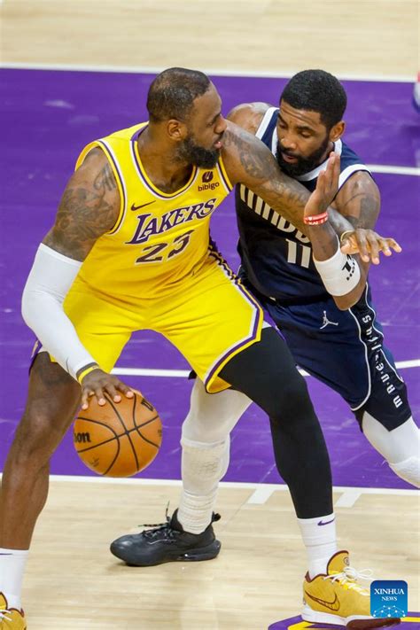 2023 2024 Nba Regular Season Match Los Angeles Lakers Vs Dallas Mavericks Xinhua