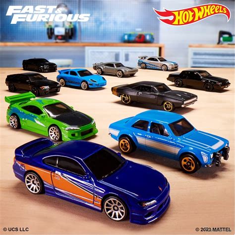 โมเดลรถเหลก Hot wheels Fast Furious Serie 1 ชด10คน ลขสทธแท100 โมเดลรถ Hotwheels