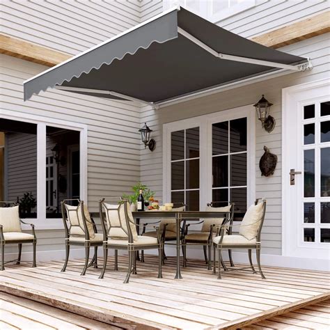 Toldo retráctil motorizado para Patio sombrilla con brazo articulado