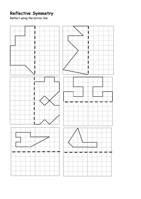 8 Symmetry Printable Worksheets - Free PDF at worksheeto.com