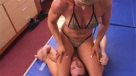 Smother Filled Mixed Wrestling Big Tits Scissor Vixen Hot Legged Maryanne Vs Brett Part 01