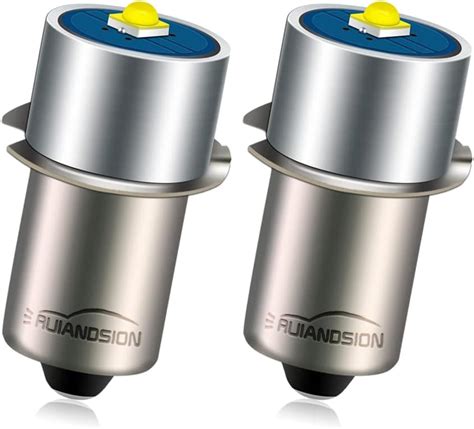 Ruiandsion Lot De 2 Ampoules LED P13 5S 3 W 6 30 V 2525 De Rechange