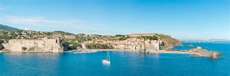 Church And Castle In A Town Chateau Royal De Collioure Church Notre