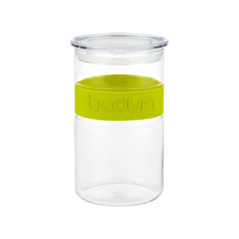 Green Band Presso Glass Canisters By Bodum The Container Store