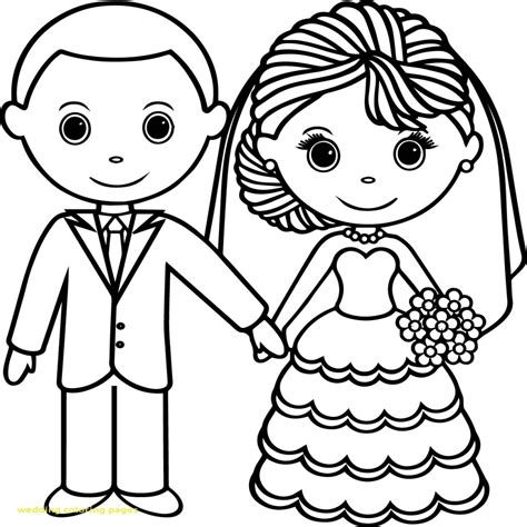 Wedding Coloring Pages To Printable Wedding Couple Coloring Pages At ...