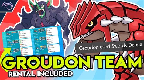 SERIES 8 SWORDS DANCE GROUDON TEAM VGC 2021 Competitive Pokemon Sword